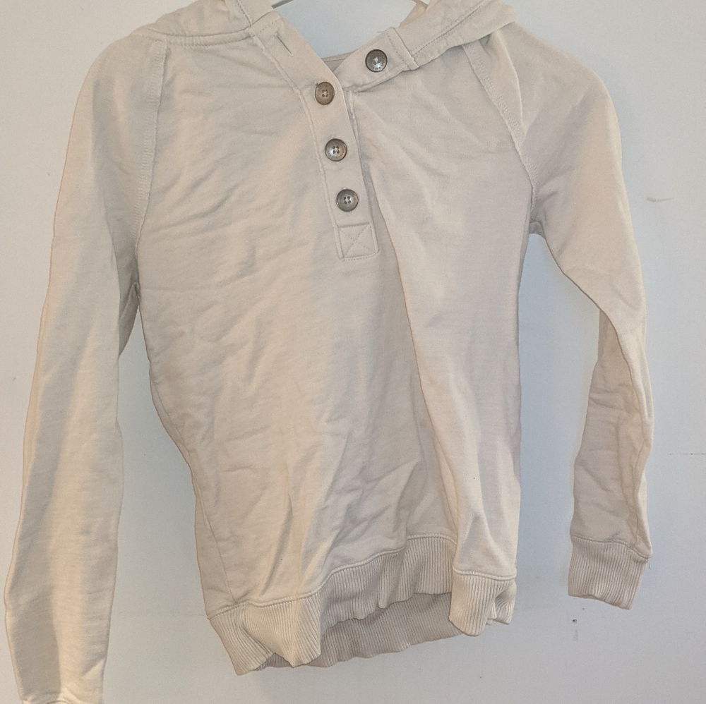 Off white/ egg shell white sweatshirt